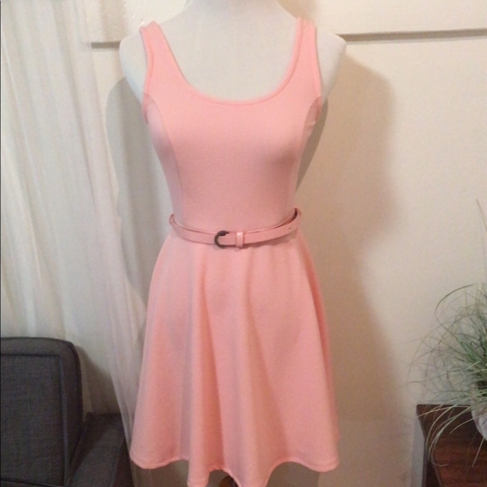 Pink a line dress